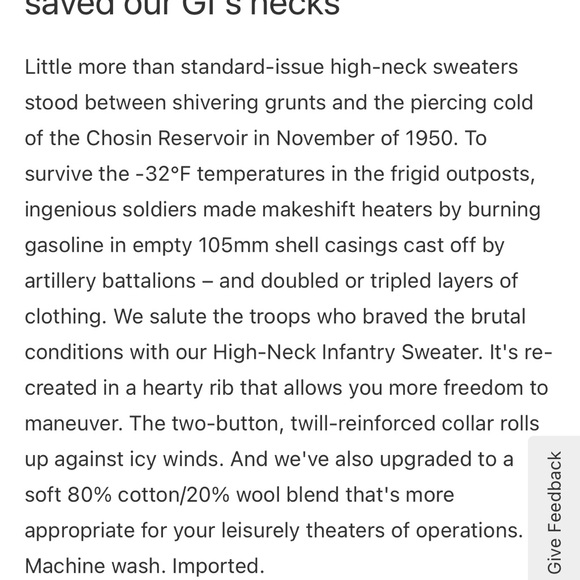 Duluth trading company infantry sweater. - Picture 7 of 7